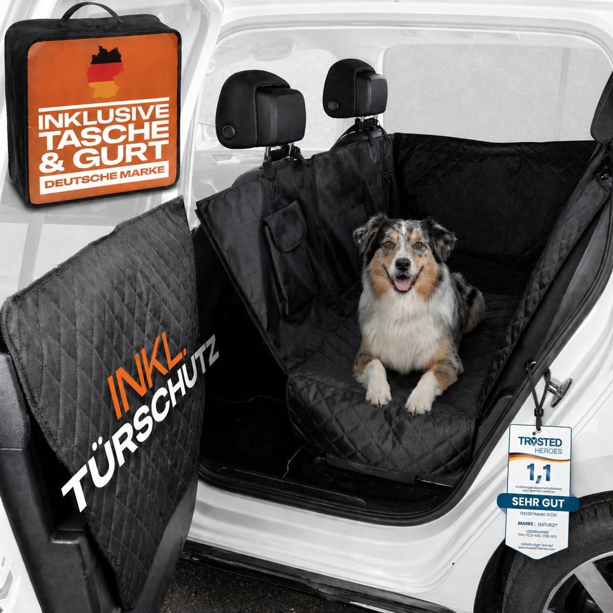 Hundeabdeckung Rücksitz