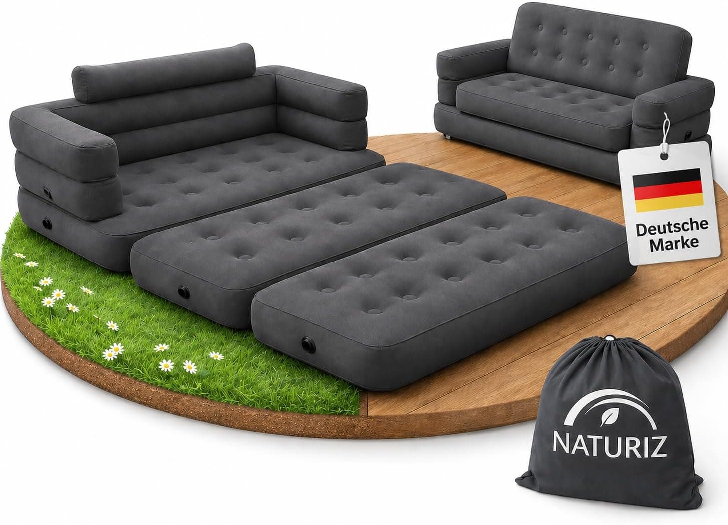 Aufblasbares Sofa