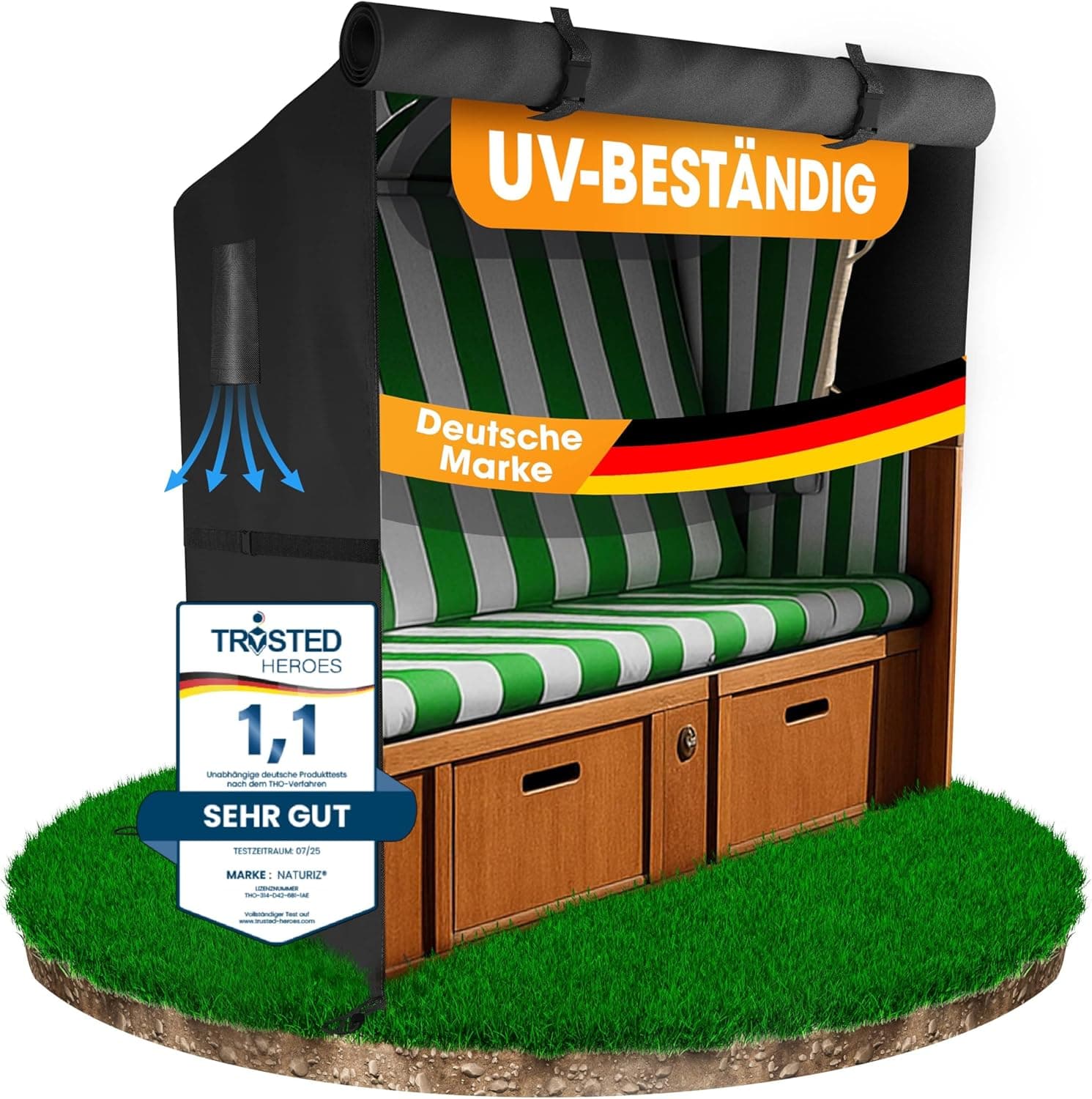 Strandkorb-Abdeckung