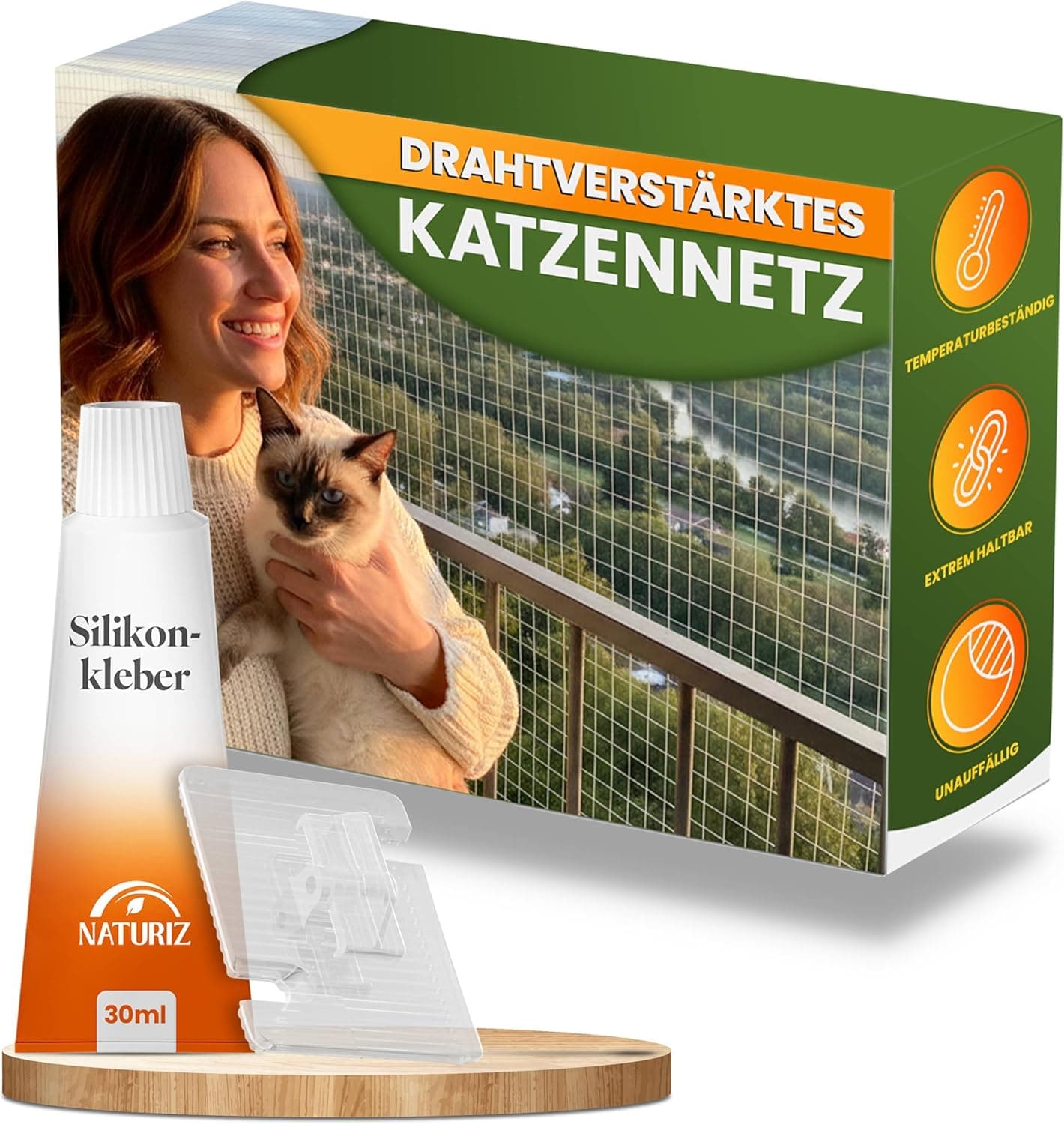 Katzennetz Drahtverstärkt
